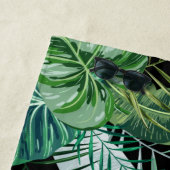 Modern tropisch botanisch aangepast strandlaken (In situ)