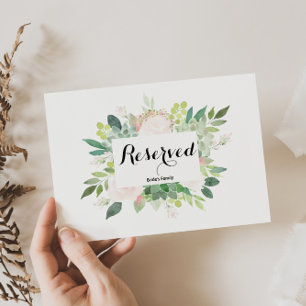 Modern tropisch hout, gereserveerd teken