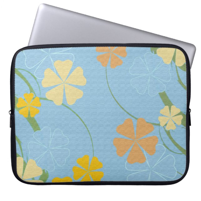 Modern tropisch laptop sleeve (Voorkant)