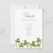 Modern Tropisch palm Bachelorette Weekend Packs (Voorkant)