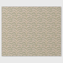 Modern tropisch palmbbladpatroon Sage Blush