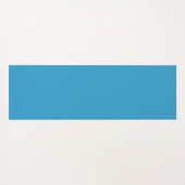 Modern turquoise aqua abstract patroon yogamat (Achterkant (horizontaal))