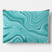 Modern turquoise marmer etui (Voorkant)