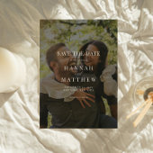 Modern Two Photo Wedding Save The Date