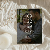 Modern Two Photo Wedding Save The Date