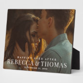 Modern Type Photo Wedding Fotoplaat (Zijkant)