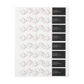 Modern Typografie Dandelion Wedding Invitation (Vel)