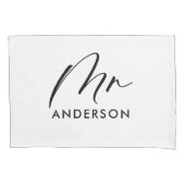 Modern typografie elegant script: cadeaupillow kussensloop (Voorkant)