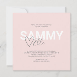 Modern Typography Bat Mitzvah