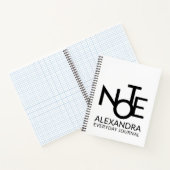 Modern Typography Everyday Journal Black White (Intérieur)