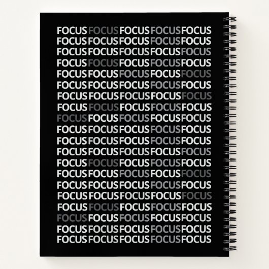 Modern Typography Mindset Journal Black White (Dos)