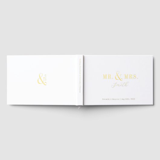 Modern typography minimalist Mr and Mrs Wedding (Complet)