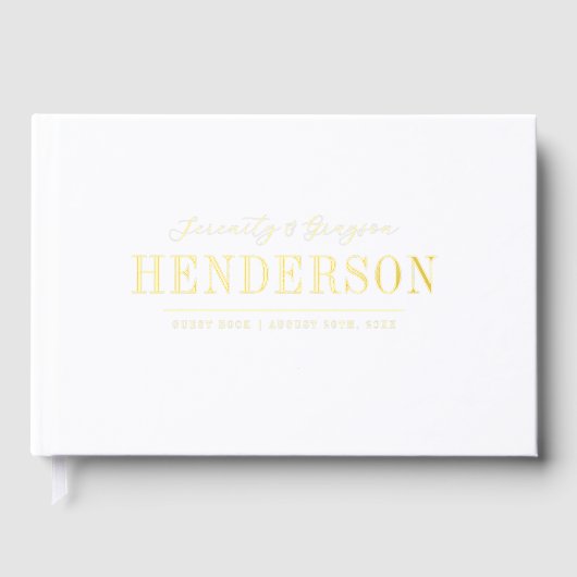 Modern typography minimalist Wedding (Recto)