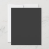 Modern Typography Minimalist Wedding Invitation (Achterkant)