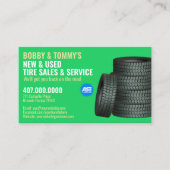 Modern Tyre Services  Visitekaartje (Voorkant)