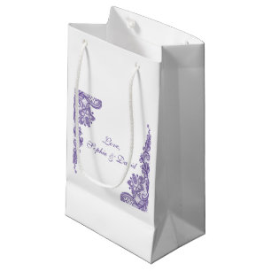 Modern ultraviolet huwelijk klein cadeauzakje