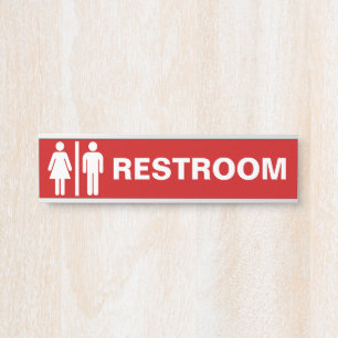 Modern Uniseks Toiletbord voor Zakelijke Deur Deurbordje