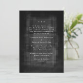 Modern Unisex Textured Pattern Wedding Kaart (Staand voorkant)