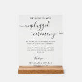 Modern Unplugged Ceremony Wedding (Recto)