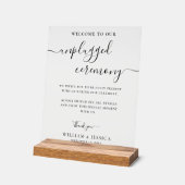 Modern Unplugged Ceremony Wedding (Angle)
