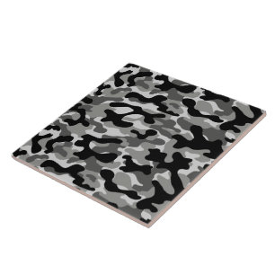 Modern Urban Camouflagepatroon Tegeltje