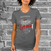 Modern Urban Script Grace Life Monogram Winnaar T-shirt