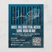 Modern urban style barber shop Flyer (Voorkant)