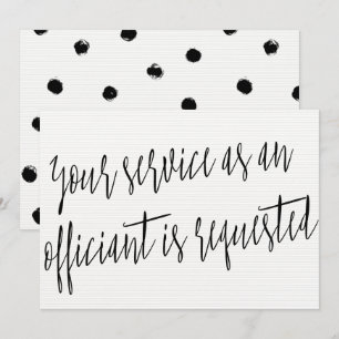 Modern "Uw dienst als ambtenaar wordt gevraagd" Kaart