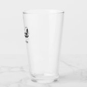 Modern Vader | Namen Kinderen Vaderdag Script Glas (Links)