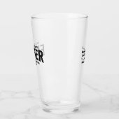 Modern Vaderdag cadeau voor papa Gepersonaliseerd Glas (Links)
