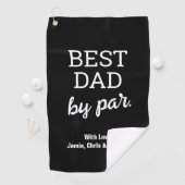 Modern Vaderdag Custom Best Dad beroemd gemaakt do Golfhanddoek (Insitu)