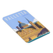 Modern Valletta malta Travel Magneet (Rechterzijde)