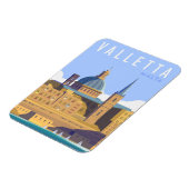 Modern Valletta malta Travel Magneet (Linkerzijde)