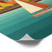 Modern Vancouver reizen Poster (Hoek)