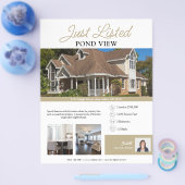 Modern vastgoed net vermeld flyer (Enkel)