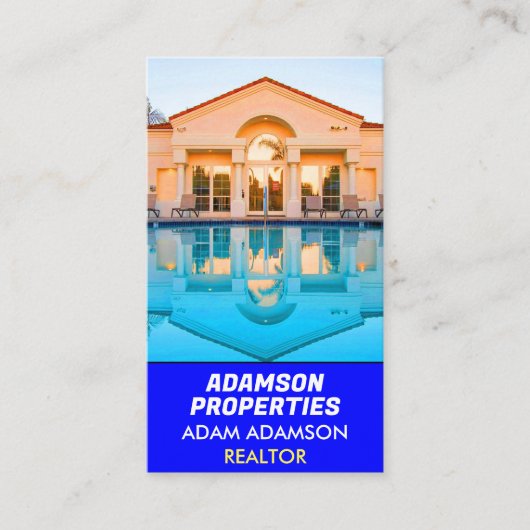 Modern vastgoedbedrijf (merk QR-code) makelaar Visitekaartje (Voorkant)