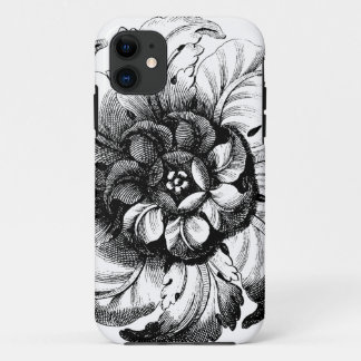  modern ventilatorontwerp in zwart-wit iPhone 11 hoesje