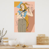 Modern Venus Poster (Keuken)