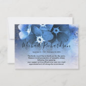 Modern vergeet me niet... bedankkaart (Voorkant)