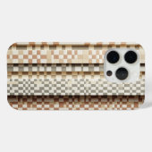 Modern Vertical Mosaic Columns Phone Case - Earth (Achterkant (horizontaal))