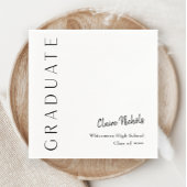 Modern Vertical Typography Afstuderen Servet