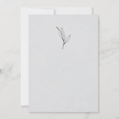 Modern Vertical Wedding Invitation (Dos)