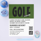 Modern Vet, GoIf Lesson Adverteren Flyer (Enkel)