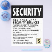 Modern Vet, het Personeel van de Veiligheid Advert Flyer (Enkel)