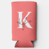 Modern Vibrant Gepersonaliseerde Monogram Naam - (Voorkant)