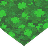 Modern Vier Leaf Clover Floral Lange Tafelloper (Hoek)