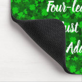 Modern Vier Leaf Clover Floral Muismat (Hoek)