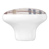 Modern vierkant ontwerp met Initialen keramische d Knop (Zijkant)