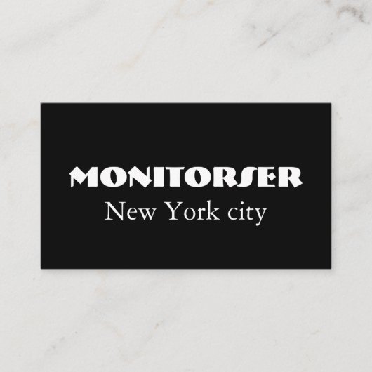 Modern  Visitekaartje (Voorkant)