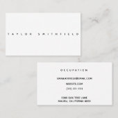 modern visitekaartje (Voorkant / Achterkant)